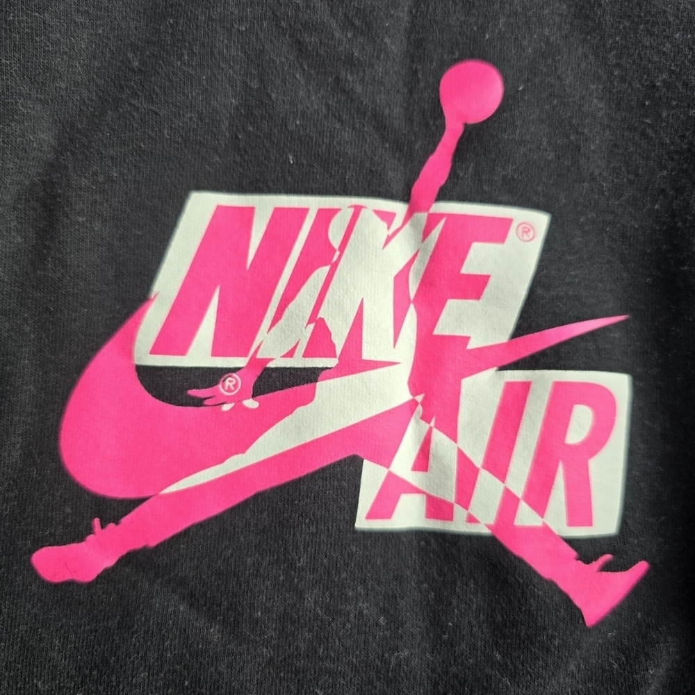 Nike Jordan Jumpman 2 Piece Tracksuit - Black White Pink 24 Months - Picture 3 of 9